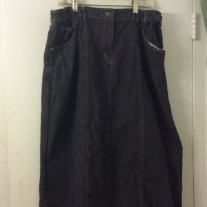 Jean Skirt Size 16 W